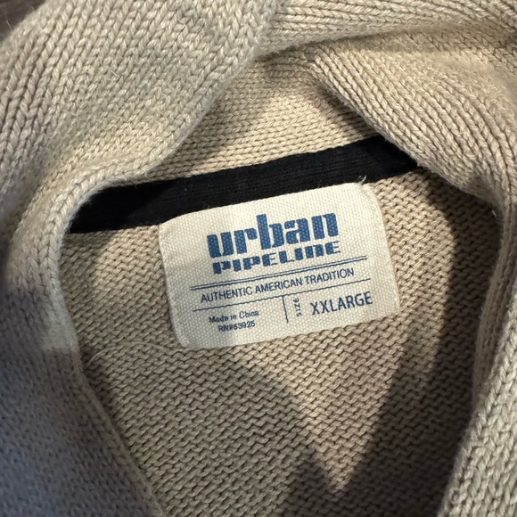 Urban Pipeline Aztec Cowl Neck Sweater | Men’s XXL | Southwest Print Pullover - Picture 3 of 4